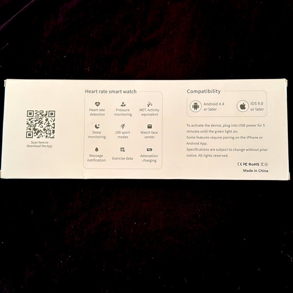 Heart Rate Smart Watch - Picture 3 of 3